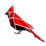 Переводная татуировка "Красный кардинал"